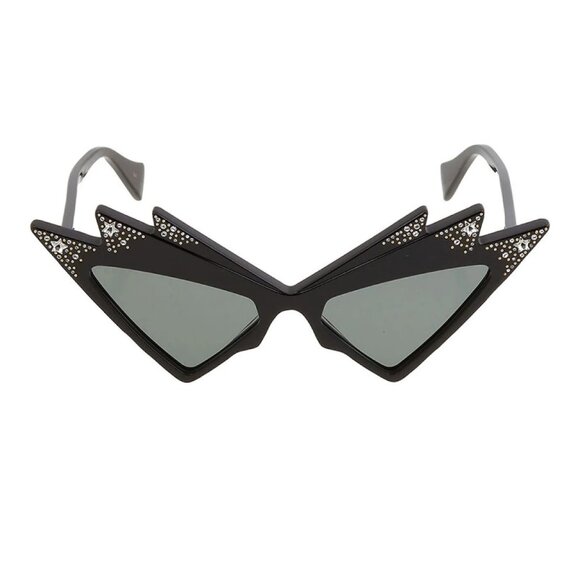 NEW GUCCI SUNGLASSES BLACK/GRAY WOMEN EYEWEAR GUCCI GG1371S 003 - Picture 2 of 3